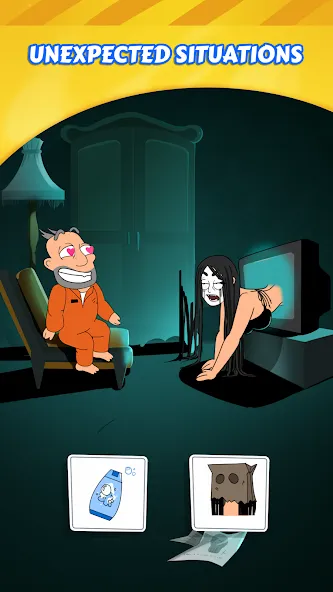 Save the Guy: Funny Choice [MOD: безлимитные подсказки и открыты все уровни] Screenshot 5