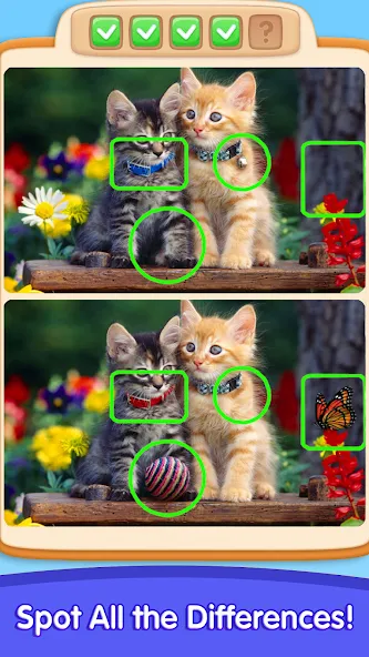 Can You Spot It: Differences [MOD: безлимитные подсказки и все уровни открыты] Screenshot 1