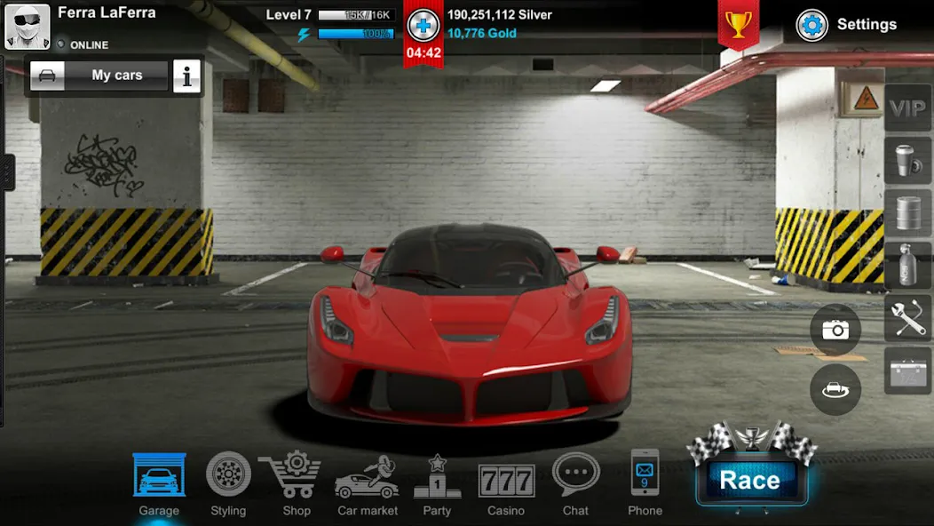 Tuner Life Online Drag Racing [MOD: безлимитные деньги и топливный бак] Screenshot 3