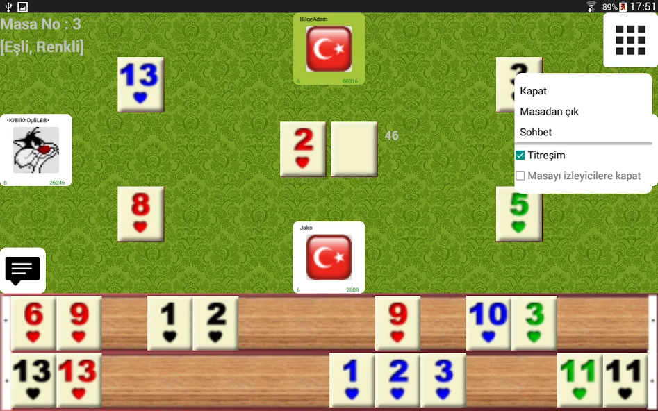 miniOKEY Online Okey Oyunu [MOD: безлимитные монеты и открыты все функции] Screenshot 5