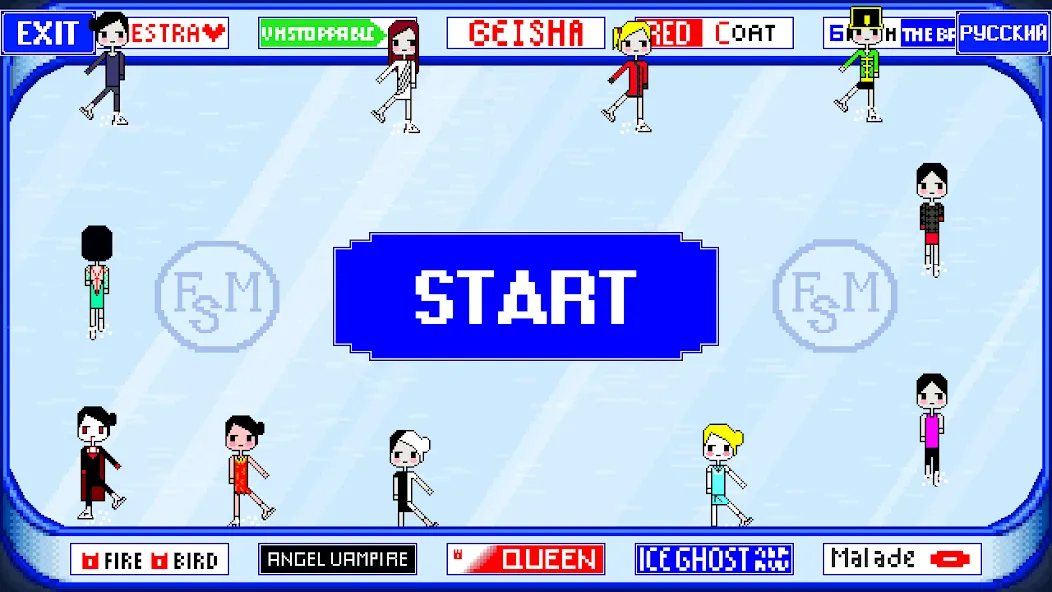 Figure Skating Mini [MOD: безлимитные деньги и все фигуристы] Screenshot 1