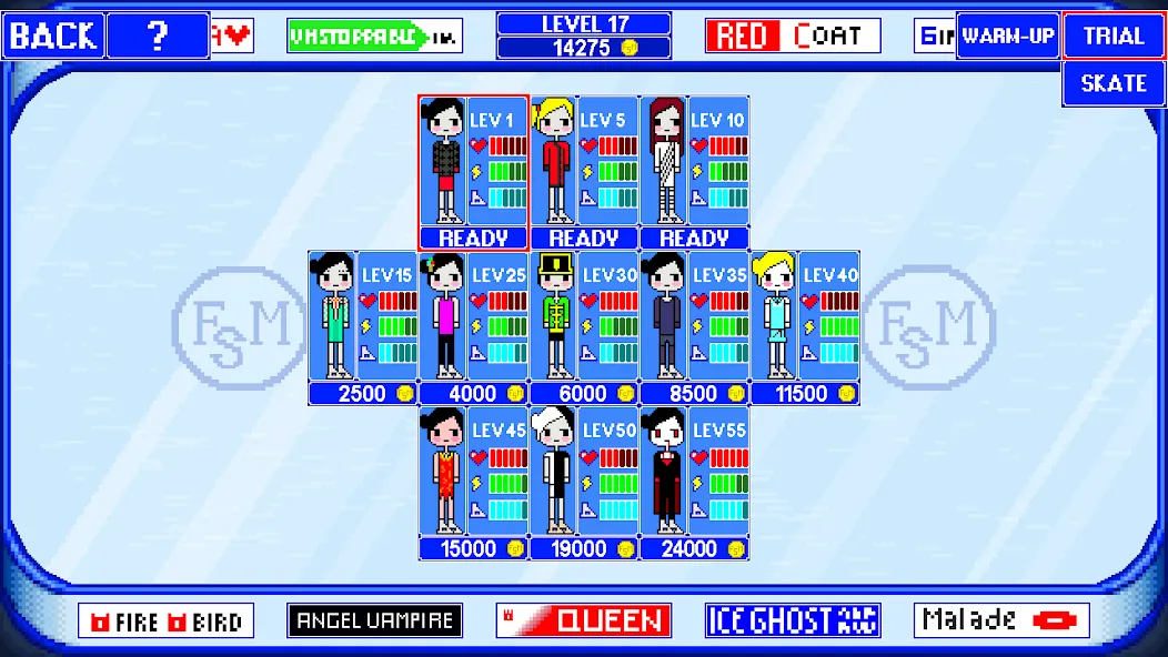 Figure Skating Mini [MOD: безлимитные деньги и все фигуристы] Screenshot 2