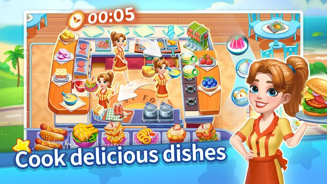 Cooking Master Adventure Games [MOD: безлимитные монеты и энергия] Screenshot 1