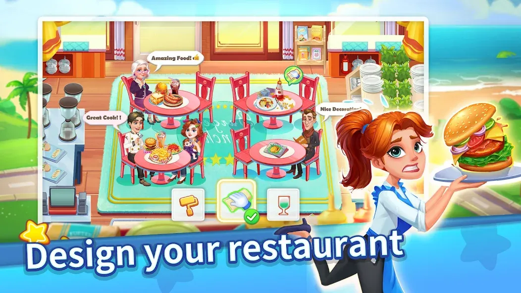 Cooking Master Adventure Games [MOD: безлимитные монеты и энергия] Screenshot 2