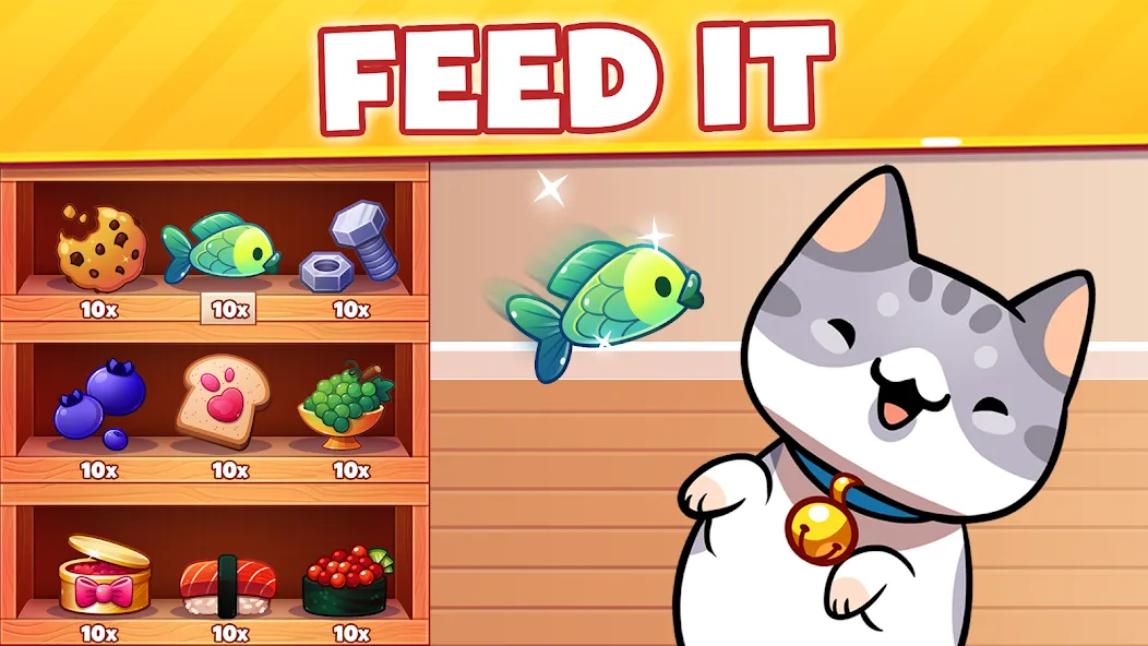 Cat Game - The Cats Collector! [MOD: много монет и редкие коты] Screenshot 2