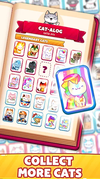 Cat Game - The Cats Collector! [MOD: много монет и редкие коты] Screenshot 4