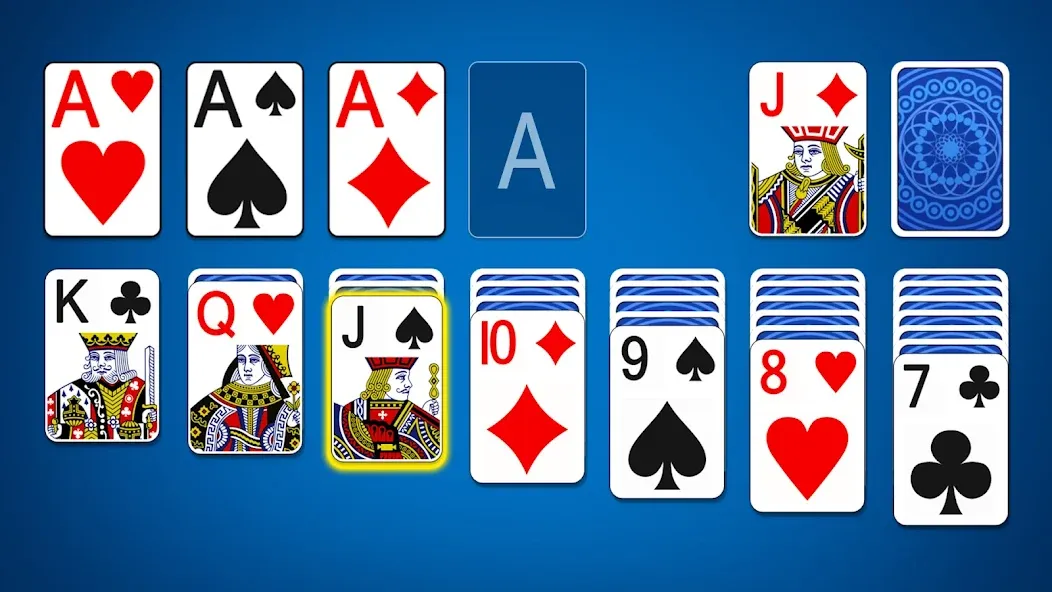 Solitaire Card Game [MOD: без рекламы и безлимитные подсказки] Screenshot 1