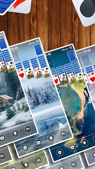 Solitaire Card Game [MOD: без рекламы и безлимитные подсказки] Screenshot 4