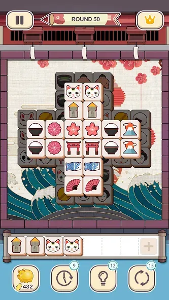 Tile Fun - Triple Puzzle Game [MOD: безлимитные подсказки и отмены ходов] Screenshot 4