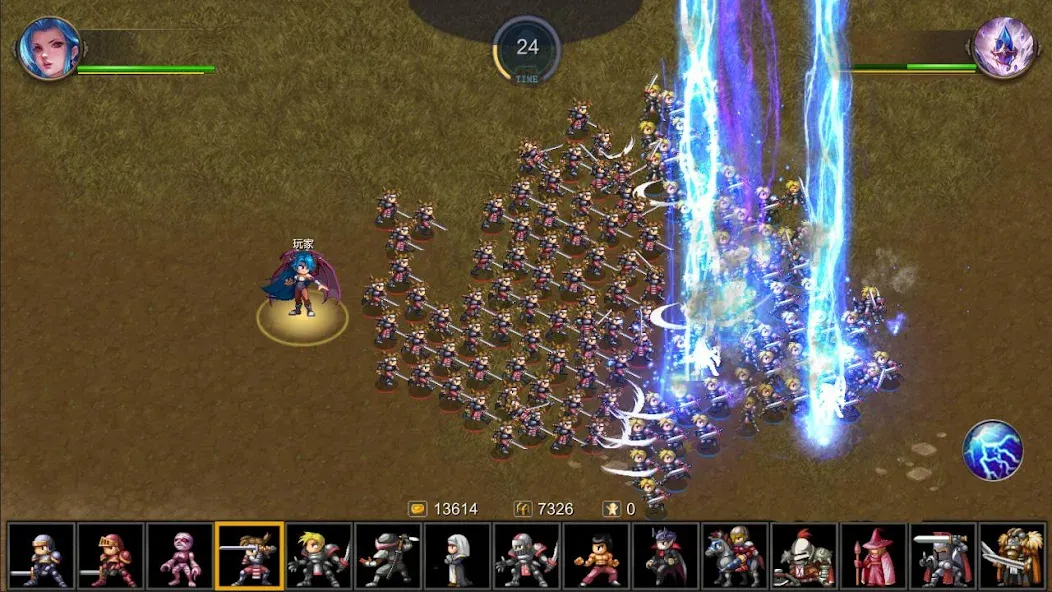 Miragine War [MOD: безлимитные ресурсы и усиленные юниты] Screenshot 3