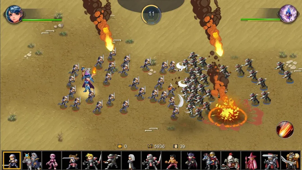 Miragine War [MOD: безлимитные ресурсы и усиленные юниты] Screenshot 4
