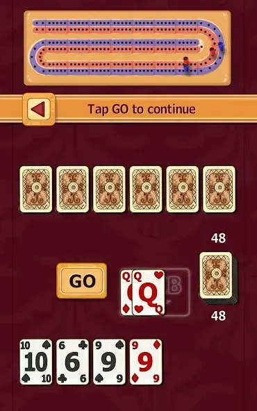 Cribbage [MOD: бесконечные очки и подсказки] Screenshot 5