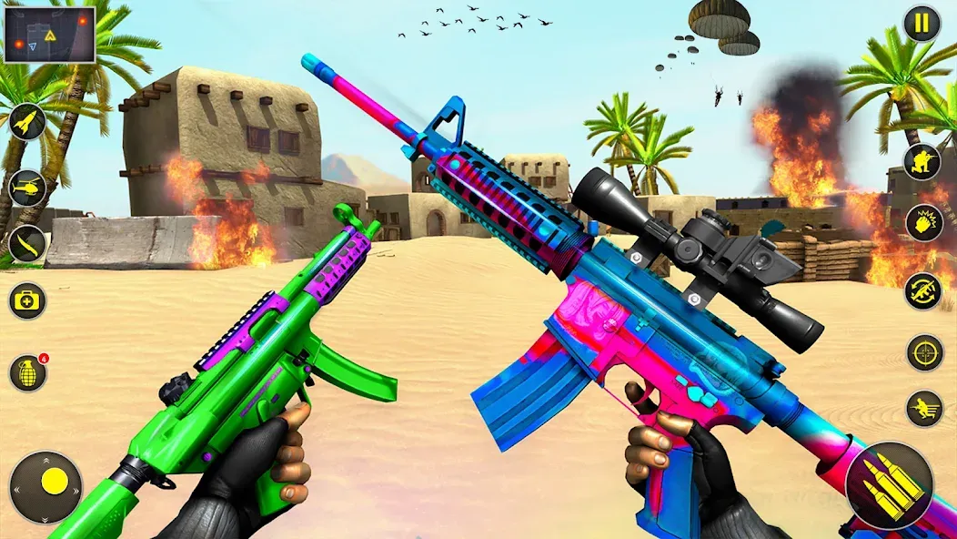 Fps Shooting Strike: Gun Games [MOD: безлимитные патроны и оружие] Screenshot 2