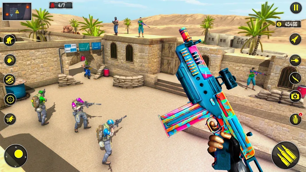 Fps Shooting Strike: Gun Games [MOD: безлимитные патроны и оружие] Screenshot 3