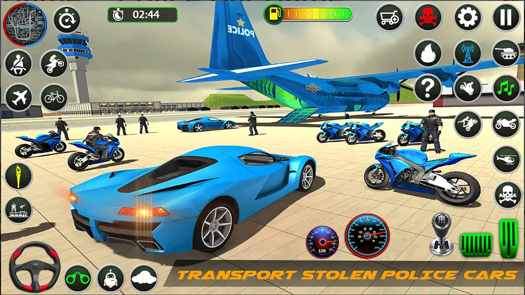 Police Game – Police Car Game [MOD: безлимитные деньги и все машины] Screenshot 1