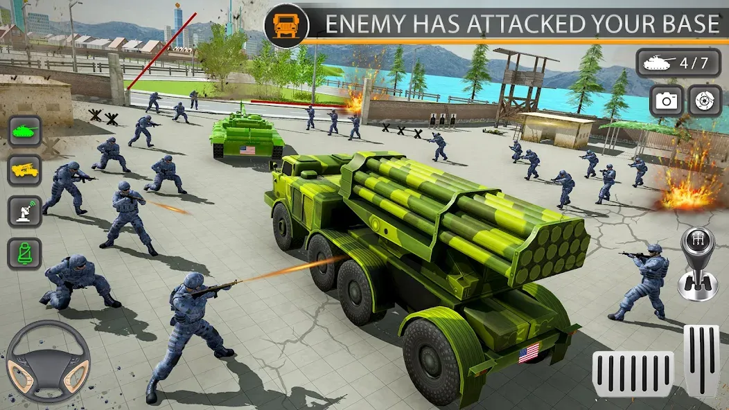 Army Transport Military Games [MOD: безлимитное топливо и все миссии] Screenshot 1