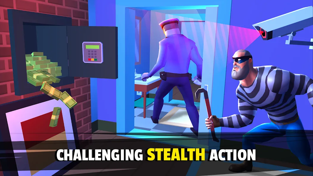 Robbery Madness 2:Stealth game [MOD: безлимитные деньги и патроны] Screenshot 3