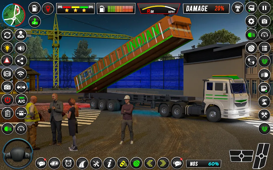 Indian Truck Game 3d Truck sim [MOD: безлимитные деньги и открыты все грузовики] Screenshot 5