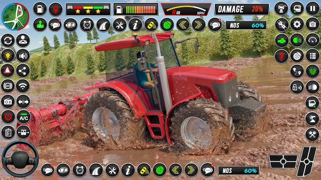 Indian Tractor Games Simulator [MOD: безлимитные деньги и топливо] Screenshot 1