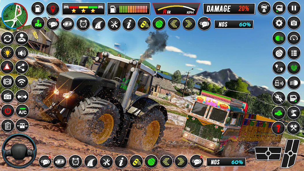 Indian Tractor Games Simulator [MOD: безлимитные деньги и топливо] Screenshot 3