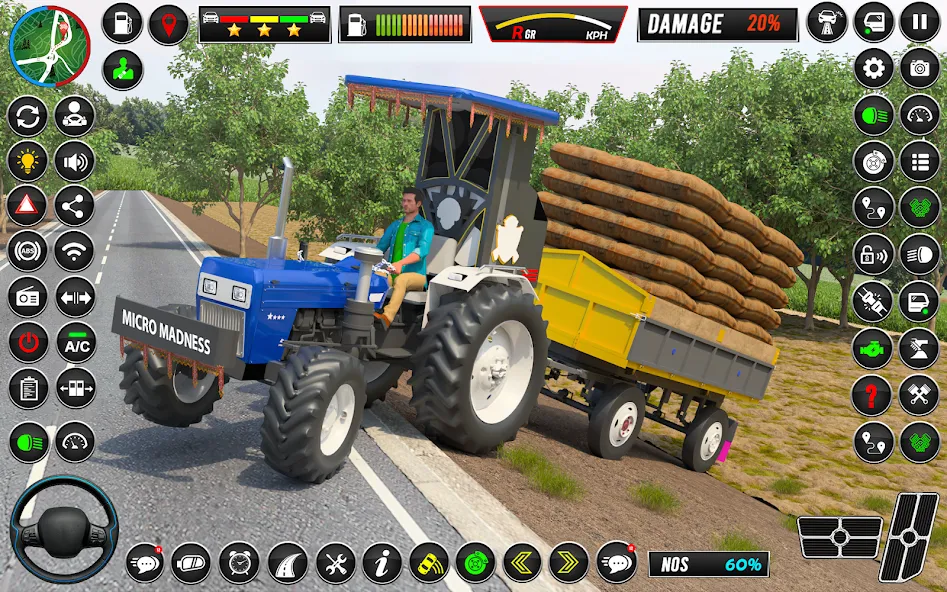 Indian Tractor Games Simulator [MOD: безлимитные деньги и топливо] Screenshot 4