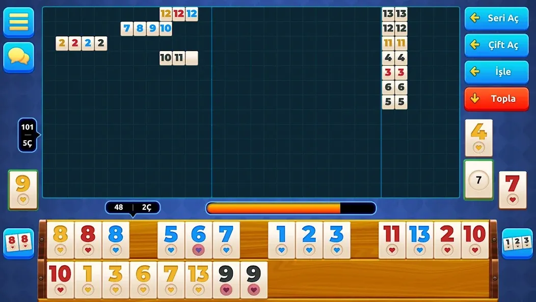 Mega 101 Okey - Çevrimiçi [MOD: sınırsız para ve tüm özellikler açık] Screenshot 5