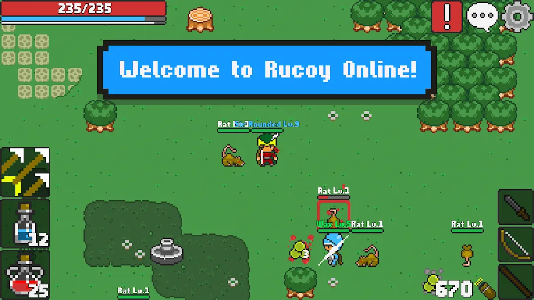 Rucoy Online - MMORPG MMO RPG [MOD: безлимитная энергия и быстрый прогресс] Screenshot 1