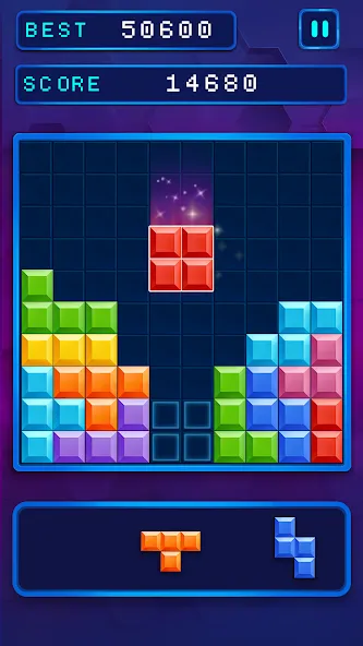 Block Puzzle: Popular Game [MOD: безлимитные подсказки и бонусы] Screenshot 1