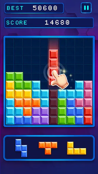 Block Puzzle: Popular Game [MOD: безлимитные подсказки и бонусы] Screenshot 3