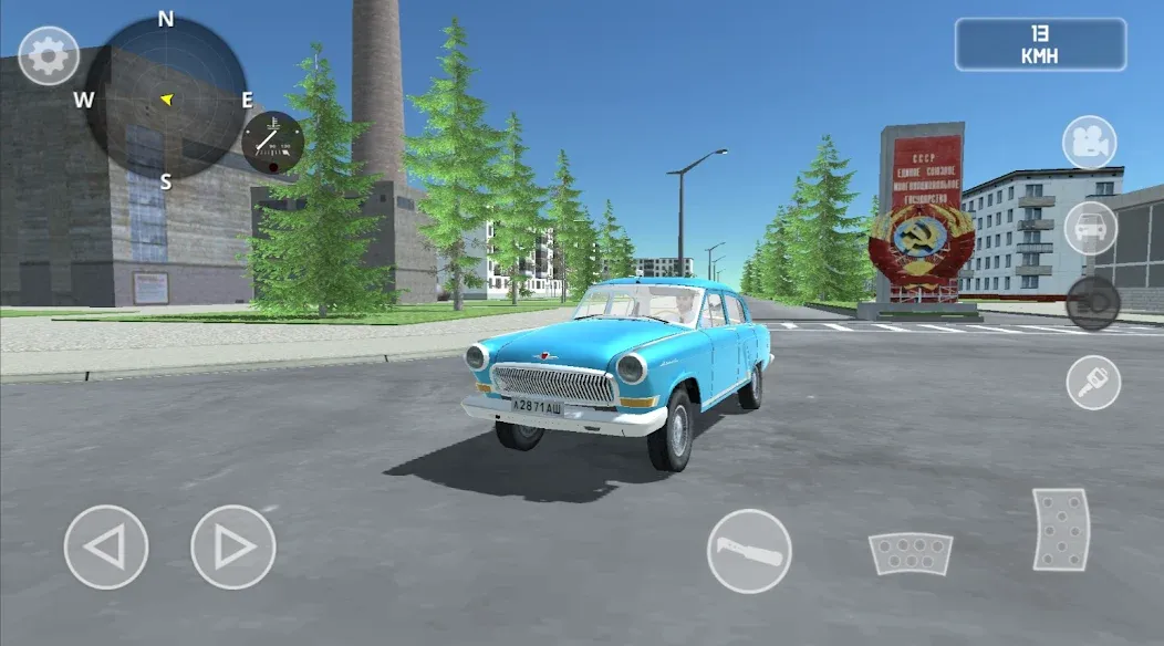 SovietCar: Simulator [MOD: безлимитные деньги и топливо] Screenshot 2
