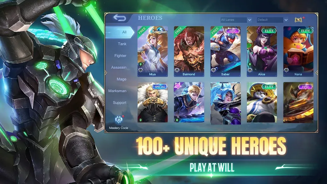 Mobile Legends: Bang Bang [MOD: бесплатные скины и алмазы] Screenshot 4