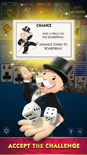 MONOPOLY Solitaire: Card Games [MOD: безлимитные монеты и разблокированы колоды] Screenshot 5