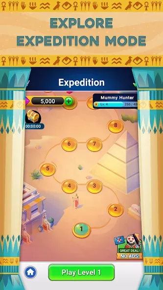 Pyramid Solitaire - Card Games [MOD: без рекламы и бесконечные подсказки] Screenshot 1