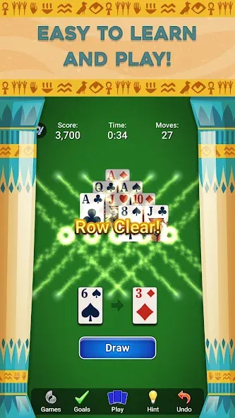 Pyramid Solitaire - Card Games [MOD: без рекламы и бесконечные подсказки] Screenshot 4