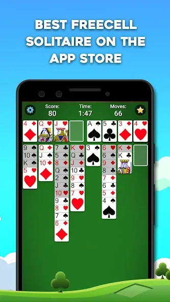 FreeCell Solitaire: Card Games [MOD: безлимитные подсказки и отмены ходов] Screenshot 2