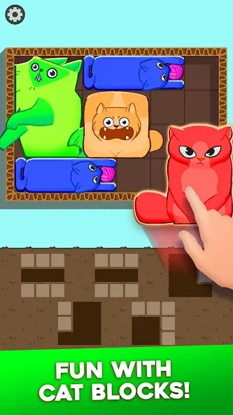 Block Puzzle Cats [MOD: безлимитные подсказки и убрана реклама] Screenshot 1