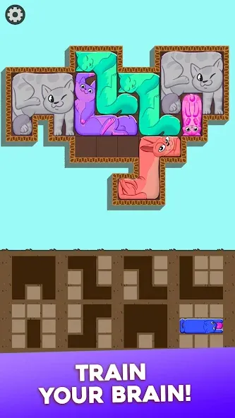 Block Puzzle Cats [MOD: безлимитные подсказки и убрана реклама] Screenshot 4