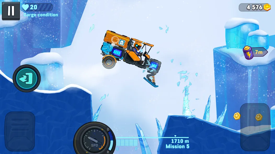 Rovercraft 2: Race a space car [MOD: безлимитные деньги и топливо] Screenshot 2
