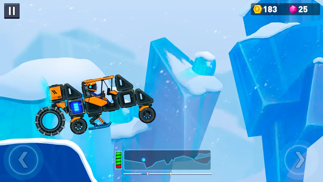 Rovercraft 2: Race a space car [MOD: безлимитные деньги и топливо] Screenshot 3