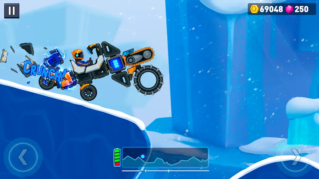 Rovercraft 2: Race a space car [MOD: безлимитные деньги и топливо] Screenshot 5