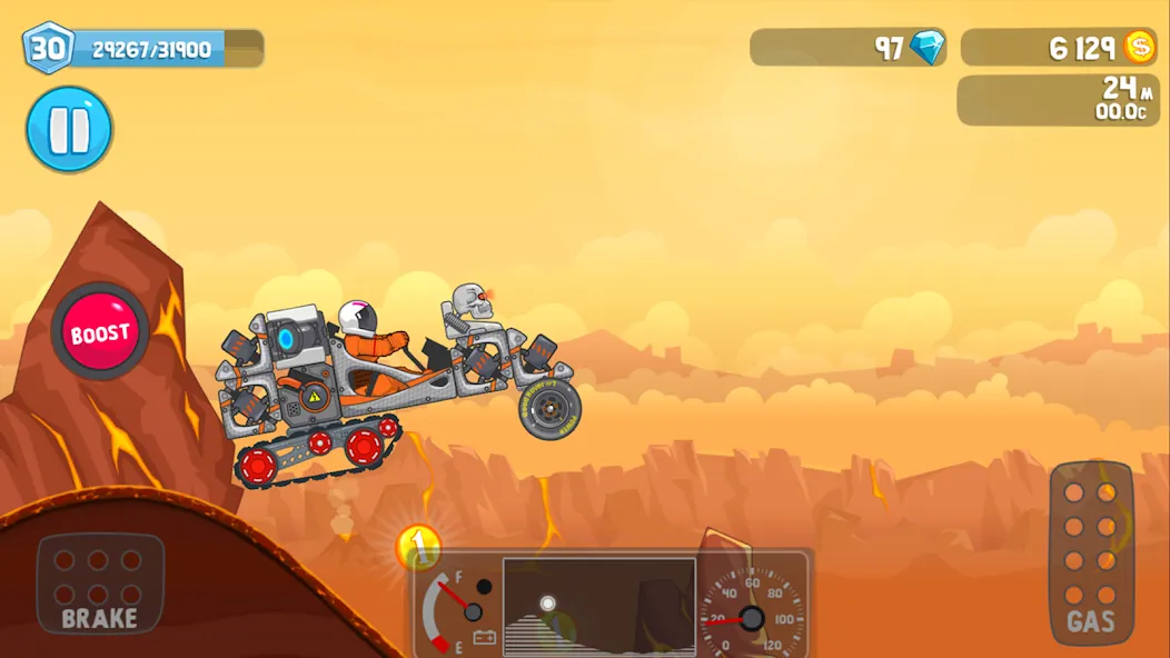 Rovercraft:Race Your Space Car [MOD: безлимитные деньги и топливо] Screenshot 3