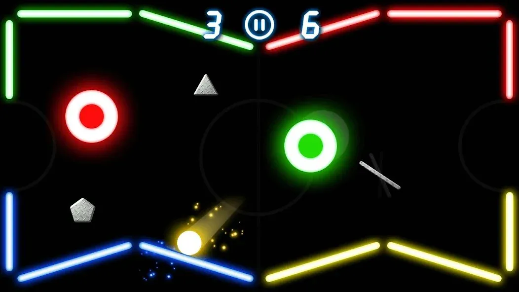 Air Hockey Challenge [MOD: безлимитные шайбы и усиленная клюшка] Screenshot 3