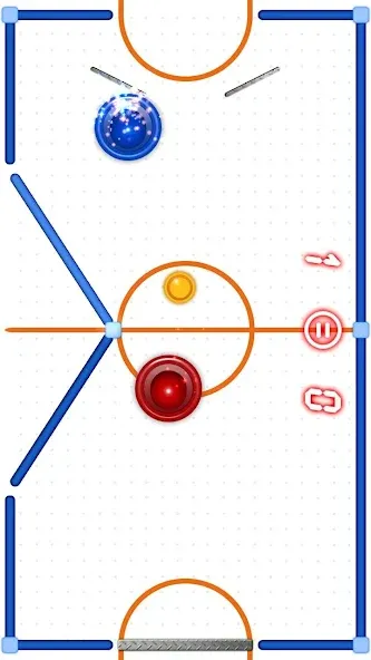 Air Hockey Challenge [MOD: безлимитные шайбы и усиленная клюшка] Screenshot 5