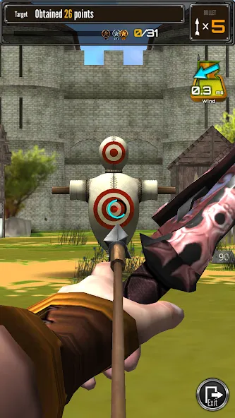 Archery Big Match [MOD: точная стрельба и много денег] Screenshot 4
