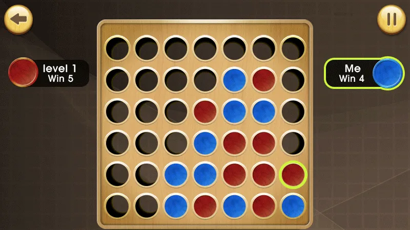 4 in a row king [MOD: безлимитные ходы и победы] Screenshot 1