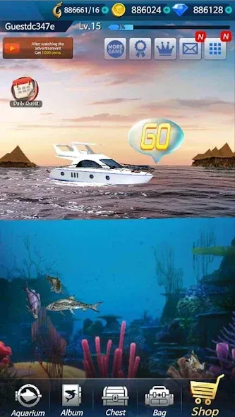 Fishing Championship [MOD: безлимитные монеты и энергии] Screenshot 5