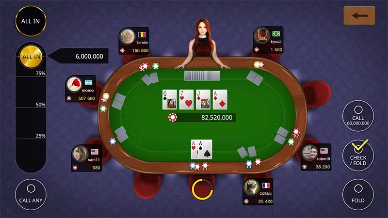 Texas holdem poker king [MOD: безлимитные фишки и все функции открыты] Screenshot 1
