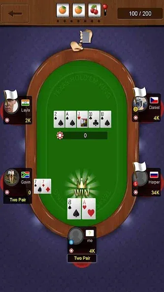 Texas holdem poker king [MOD: безлимитные фишки и все функции открыты] Screenshot 5