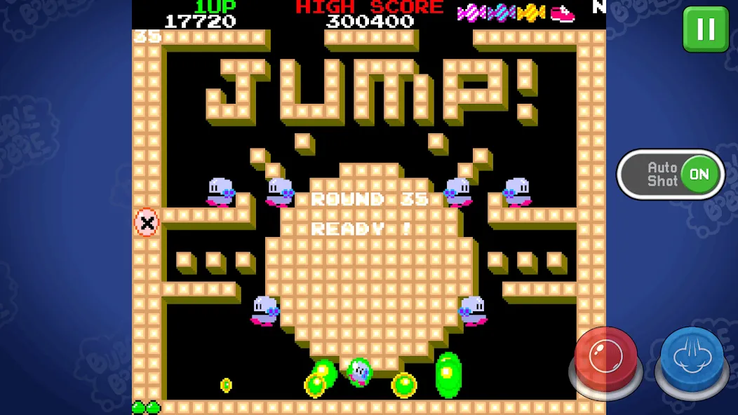 BUBBLE BOBBLE classic [MOD: бесконечные жизни и все уровни открыты] Screenshot 5