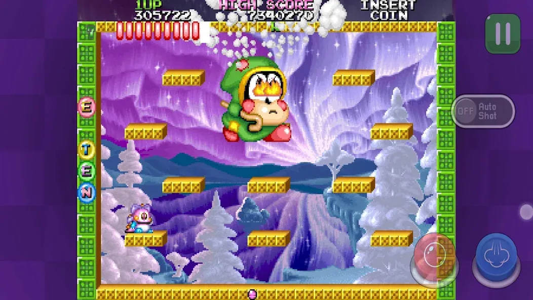 Bubble Bobble 2 classic [MOD: бесконечные жизни и бонусы] Screenshot 3